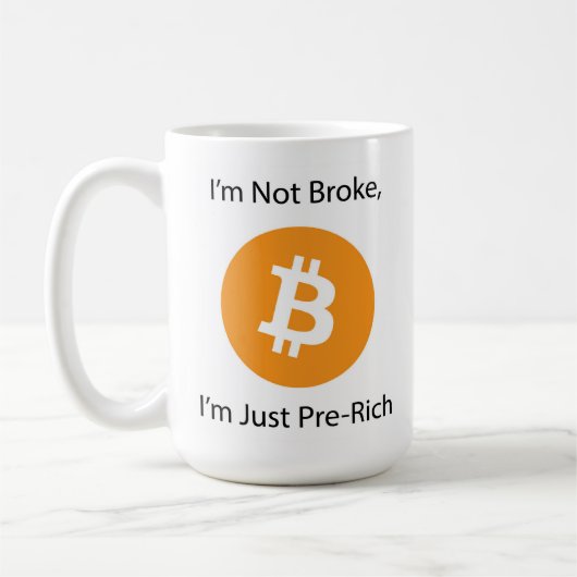 私はちょうどプリリッチである壊れていない コーヒーマグカップ (左)