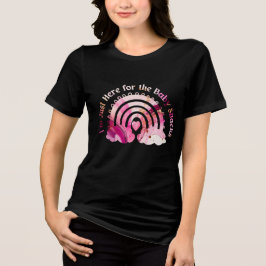 私はちょうどベビーの軽食のためにここにいる トライブレンドＴシャツ