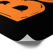 私はちょうどボースの面白いハロウィーンのためにここにいる ポスター (角)