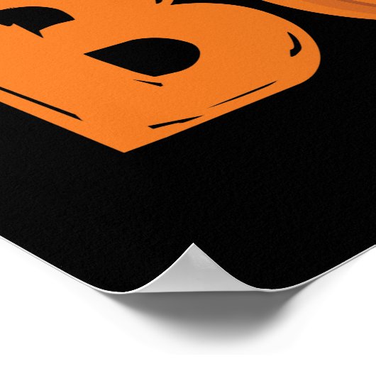 私はちょうどボースの面白いハロウィーンのためにここにいる ポスター (角)