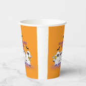 私はちょうどボースの面白いハロウィーンのためにここにいる 紙コップ (左)