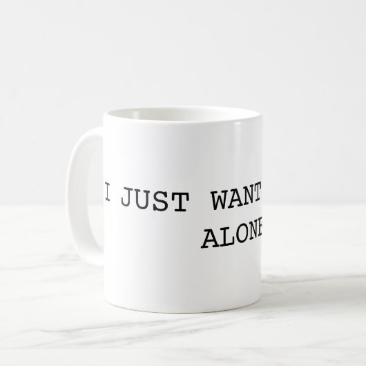 私はちょうどマグだけ小便をしたいと思います コーヒーマグカップ (正面左)