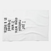 私はちょうどワインの台所タオルを救助しました キッチンタオル (横)