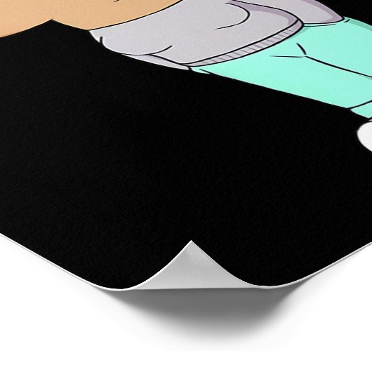 私はちょうど冷たい女の子のミームおもしろいチル2 ポスター (角)