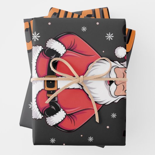 私はちょうど冷たい男のミームクリスマス2025 おもしろい ラッピングペーパーシート (インサイチュ)