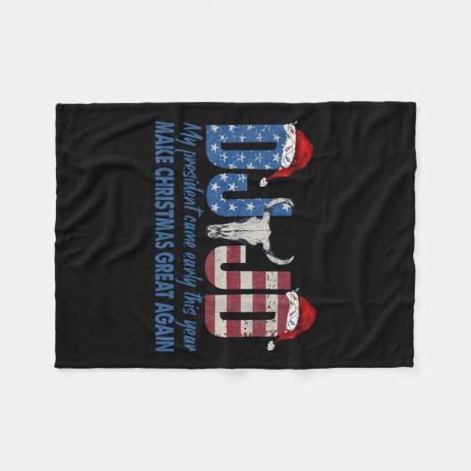 私はちょうど冷たい男のミームトランプおもしろいダンス2024 Pだ フリースブランケット (正面(横))