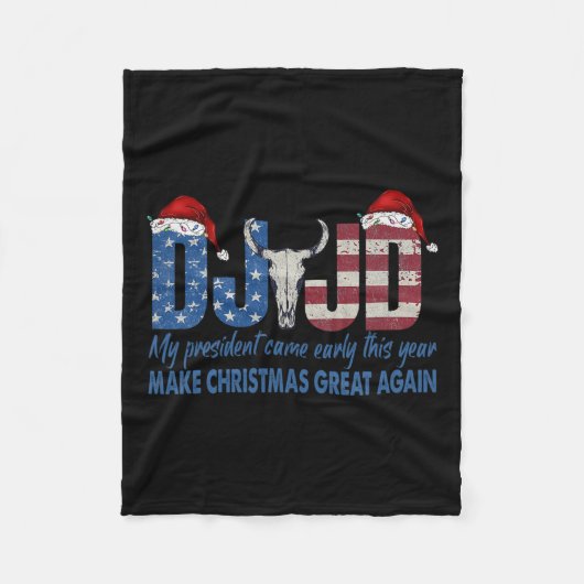 私はちょうど冷たい男のミームトランプおもしろいダンス2024 Pだ フリースブランケット (正面)
