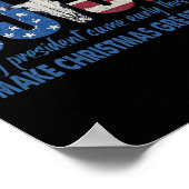 私はちょうど冷たい男のミームトランプおもしろいダンス2024 Pだ ポスター (角)