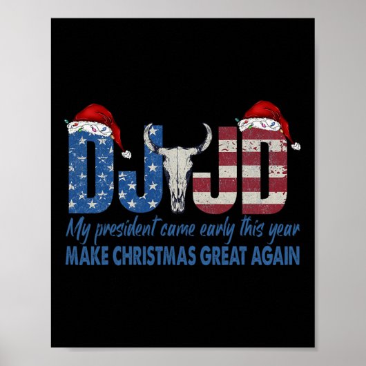 私はちょうど冷たい男のミームトランプおもしろいダンス2024 Pだ ポスター (正面)