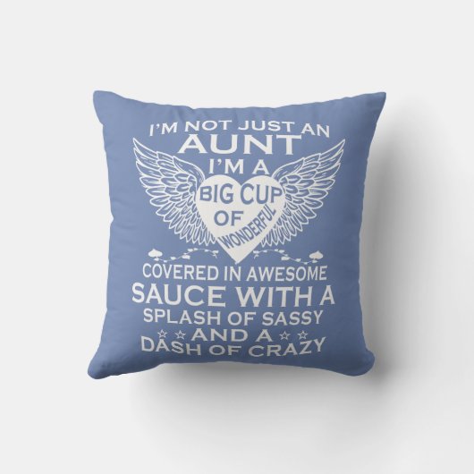 私はちょうど叔母さんではないです クッション (裏面)