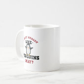 私はちょうど実際にペンギンの引用文のマグを好みます コーヒーマグカップ (正面左)