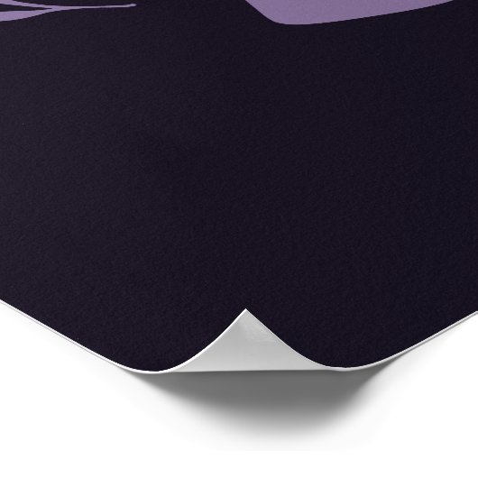 私はちょうど少しバティ面白いハロウィーンのこうもりパンだ ポスター (角)