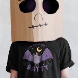 私はちょうど少しバティ面白いハロウィーンのこうもりパンだ Tシャツ<br><div class="desc">ハロウィーンの準備は？この「私は少しバティだ」面白いハロウィーンのシャツは、あなたの不気味なおもしろいお祝いのための完璧なパンだ。可愛いこうもりデザインで、ハロウィンの同志素晴らしたちへの贈り物アイディア。</div>