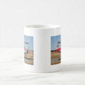 私はちょうど平らな熱狂するです: ヤクの航空機 コーヒーマグカップ (中央)