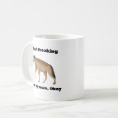 私はちょうど愛Hyenas、オーケーCoffee Mugを自由に コーヒーマグカップ (正面左)
