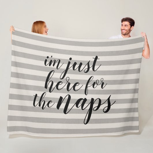 私はちょうど昼寝のために フリースブランケット (インサイチュ)