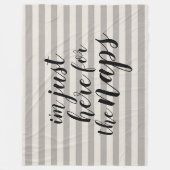 私はちょうど昼寝のために フリースブランケット (正面)