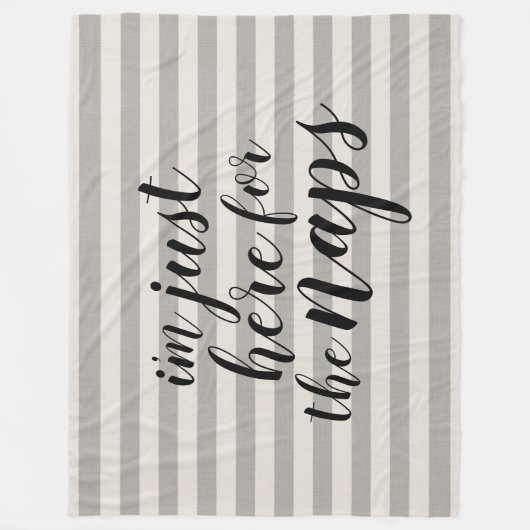 私はちょうど昼寝のために フリースブランケット (正面)