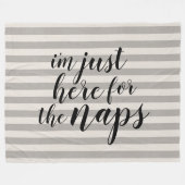 私はちょうど昼寝のために フリースブランケット (正面(横))