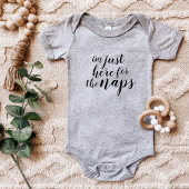 私はちょうど昼寝ティーのためにここにいる ベビーボディスーツ