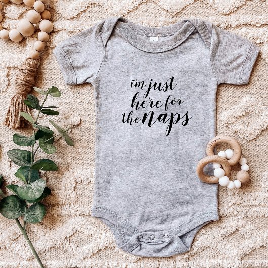 私はちょうど昼寝ティーのためにここにいる ベビーボディスーツ