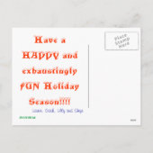 私はちょうど疲れています! 、 シーズンポストカード (裏面)