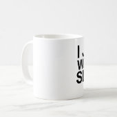 私はちょうど眠りたいと思います コーヒーマグカップ (正面左)