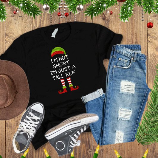 私はちょうど短いクリスマス短い小妖精や小人ではない小妖精や小人 Tシャツ