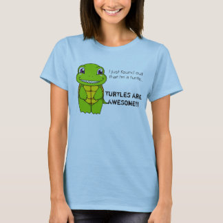 私はちょうど私がカメ…であることを見つけました Tシャツ