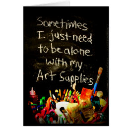 私はちょうど私の芸術の供給とだけである必要があります