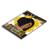 私はちょうど美しい私メラニンポピン黒人女性 ノートブック (左側)