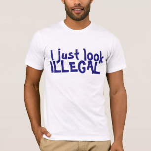 私はちょうど違法Tシャツを見ます Tシャツ