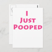 私はちょうど開いた ポストカード (正面/裏面)