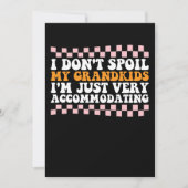 私はちょうど非常に宿泊施設である私の孫を台無しにしない 招待状 (正面)