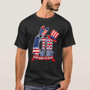 私はちょうどBang7月4日Happy 4thに Tシャツ