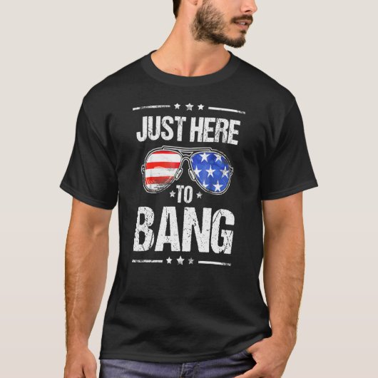 私はちょうどBang UsaフラグJuの4番目にIm Tシャツ (正面)