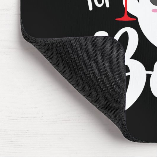 私はちょうどBoosかわいい幽霊おもしろい女性ハのためにここにいる マウスパッド (コーナー)