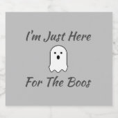 私はちょうどBoosのためにここに来ている ビールラベル (シングルラベル)