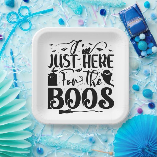 私はちょうどBoosのためにここに来ている ペーパープレート (パーティー)