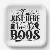 私はちょうどBoosのためにここに来ている ペーパープレート (正面)