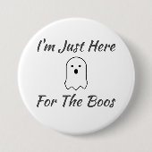 私はちょうどBoosのためにここに来ている 缶バッジ (正面)