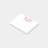 私はちょうどsayinです ポストイット (アングル)