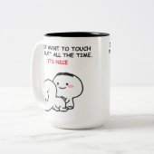 私はちょうどtouchしたいお尻ベストセラー2022 ツートーンマグカップ (正面左)