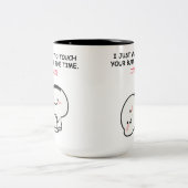 私はちょうどtouchしたいお尻ベストセラー2022 ツートーンマグカップ (中央)