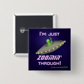 私はちょうどZOOMINです! v2ボタン 缶バッジ (正面&裏面)