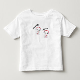 私はちょっとした可愛いパイTシャツ トドラーTシャツ