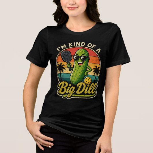私はちょっとビッグディル トライブレンドTシャツ (正面)