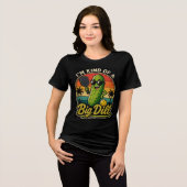私はちょっとビッグディル トライブレンドTシャツ (正面全面)