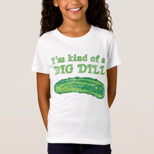 私はちょっと大きいディルです Tシャツ (正面)