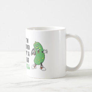 私はちょっと大きいディルのユーモアのマグです コーヒーマグカップ